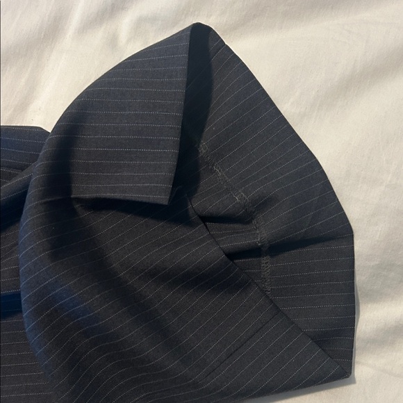 J. Crew Hutton wide leg Charcoal Pinstripe Trousers- 6T - Picture 9 of 10